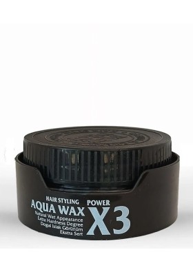 BLUE DROP Aqua Wax Saç Şekillendirici Krem X3 (SİYAH) 150 ml
