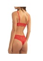 Defacto Fall In Love Yılbaşı Temalı Kırmızı Dantel Brazilian Slip Külot B4839ax23wn