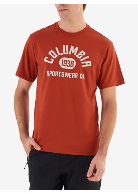 Columbia Cs0338 Csc M College Life 2 SS Tee Erkek Outdoor Tişört CS0338-636