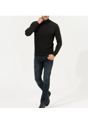 Pierre Cardin Antrasit Slim Fit Kazak G021SZ0TK.000.1592986.VR006