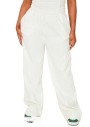 Prettylittlething Şekil Krem Kadife Geniş Paça Jogger CNE9124