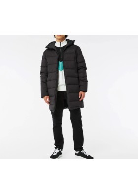 Lacoste Erkek Kapüşonlu Kapitone Siyah Mont BH2432.32S
