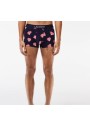 Lacoste Erkek Desenli 3'lü Renkli Boxer 5H0874.9FQ