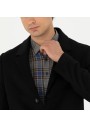 Pierre Cardin Siyah Yün Karışımlı Ekstra Slim Fit Kaşe Kaban G021SZ0KS.000.1668744.VR046