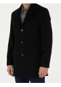 Pierre Cardin Siyah Yün Karışımlı Ekstra Slim Fit Kaşe Kaban G021SZ0KS.000.1668744.VR046