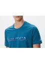 Nautica Erkek Mavi Standart Fit T-Shirt V37205T.4MC
