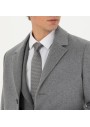 Pierre Cardin Gri Yün Karışımlı Ekstra Slim Fit Kaşe Kaban G021SZ0KS.000.1668744.VR046