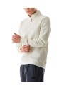 Fullamoda Yazı Baskılı Yarım Fermuarlı Dik Yaka Sweatshirt