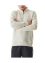 Fullamoda Yazı Baskılı Yarım Fermuarlı Dik Yaka Sweatshirt