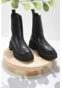 Bambi Siyah Kadın Bot & Bootie K02996030609