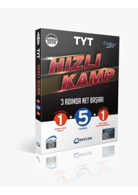 Oksijen Yayınları Oksijen Tyt Hızlı Kamp 3 Adımda Net Başarı