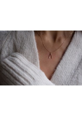 Pure Style Diamond Lades 14 Ayar Rose Altın Kolye
