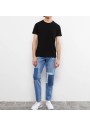 LCW Casual Bisiklet Yaka Kısa Kollu Basic Penye Erkek Tişört S2JP19Z8 - CVL