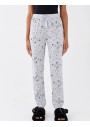 LCW DREAM Gri Beli Lastikli Desenli Kadın Jogger Pijama Altı S32719Z8 - CT3