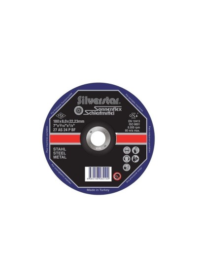 Sılver Star As 24 P Bf Flex Disk 125X6X22,23 Mm. 10 Adet