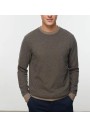 Mudo Erkek Bisiklet Yaka Kahverengi Sweatshirt 1247627008
