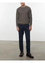 Mudo Erkek Bisiklet Yaka Kahverengi Sweatshirt 1247627008