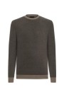 Mudo Erkek Bisiklet Yaka Kahverengi Sweatshirt 1247627008