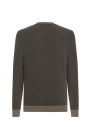 Mudo Erkek Bisiklet Yaka Kahverengi Sweatshirt 1247627008