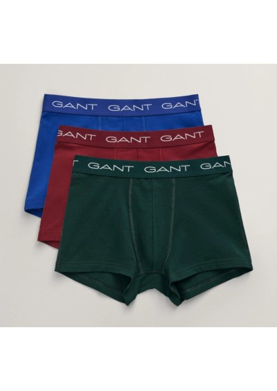 GANT Erkek Renkli Slim Fit Logolu 3'lü Boxer 902333003.374
