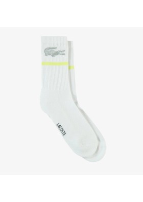 Lacoste Kadın Baskılı Beyaz Çorap RA2407.07B
