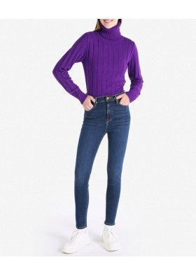Colins Koyu Mavi Kadın Yüksel Bel Pantolon CL1065333