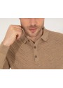 Pierre Cardin Erkek Koyu Camel Slim Fit Kazak G021SZ0TK.000.1592957.VR214