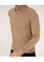 Pierre Cardin Erkek Koyu Camel Slim Fit Kazak G021SZ0TK.000.1592957.VR214