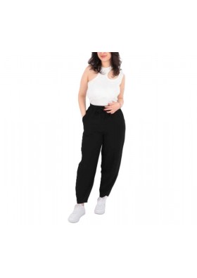 Fashion Friends Kadın Beli Lastikli Pantolon Siyah 24Y0823K1