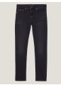 Tommy Hilfiger Erkek Denim Normal Belli Düz Model Günlük Kullanım Siyah Jeans MW0MW33350-1B4