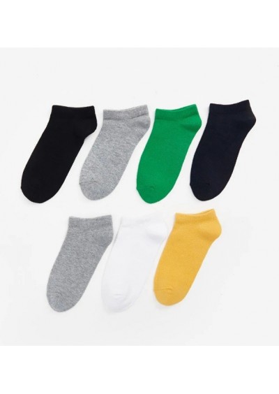 LC WAIKIKI Basic Erkek Çocuk Patik Çorap 7'li S4ES96Z4