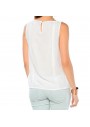 Mavi Beyaz Bluz 120682-620 Dantel Detaylı Bluz Beyaz
