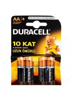Duracell Alkalin AA Kalem Pil 4'lü Paket LR6/MN1500