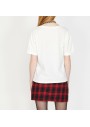 Koton Bayan İnci Detaylı T-Shirt Beyaz 9KAL19033IK001