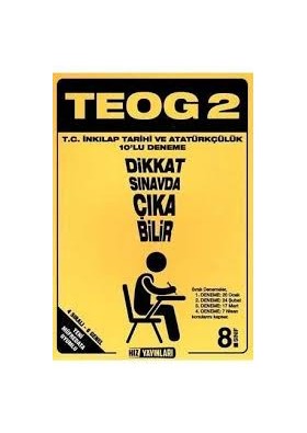 8. Sınıf TEOG 1 T.C. İnkılap Tarihi ve Atatürkçülük 10 Deneme Hız Yayınları