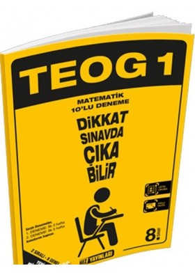 8. Sınıf TEOG 1 Matematik 10 Deneme Hız Yayınları