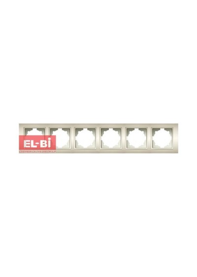 Elbi 6'lı Çerçeve Titanyum Zena