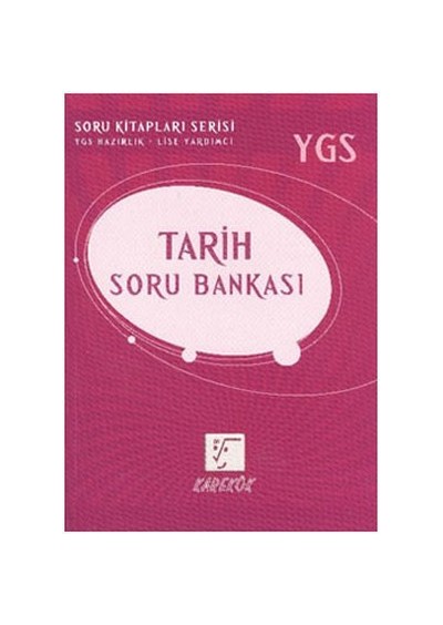 YGS Tarih Soru Bankası - Karekök Yayınları