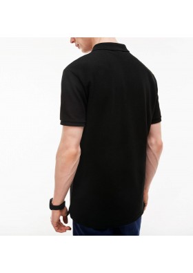 Lacoste Erkek T-Shirt, Slim Fit Siyah, Polo Yaka Tişört, PH4012-031 - T2