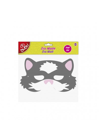 Bubu Eva Maske, - Kedi Maske, - bubu-em0011