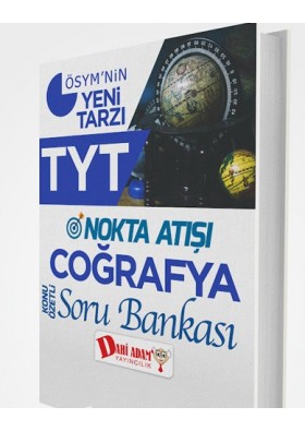 TYT Nokta Atışı Coğrafya Konu Özetli Soru Bankası - Dahi Adam Yayınları