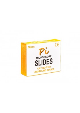 Microscope Slides - Unground Edges - 50 pcs - Pi Sutures