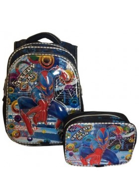 Mikro Erkek Çocuk Okul Çantası Beslenme Çantası Hediyeli Spiderman Çanta