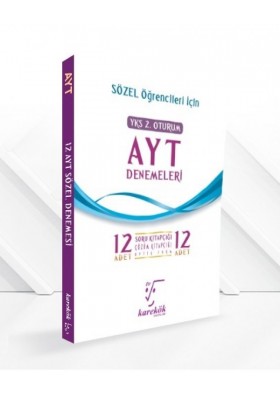AYT Sözel 12 li Denemeleri - Karekök Yayınları