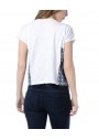 Mavi Jeans Baskılı Kadın Tişört 165399-620 Baskılı Penye Beyaz