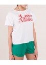 BSL Love Is The Answer Baskılı Tişört Beyaz M18S1518S021
