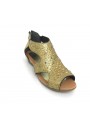 Punto Gold Renk Taşlı Kadın Ayakkabı 667006