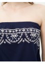 Koton Kadın Etnik Desenli Elbise Lacivert 6YAK88477BK706