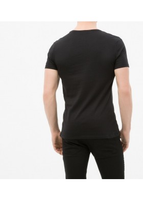 Koton Erkek V Yaka T-Shirt - Siyah 6KAM12138LK999