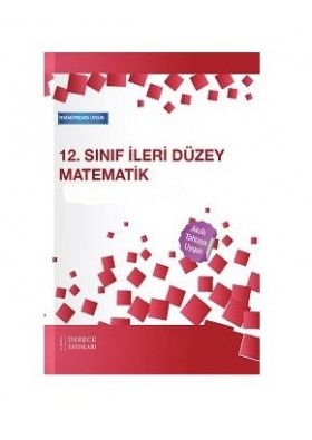 12. Sınıf İleri Düzey Matematik Seti Derece Yayınları